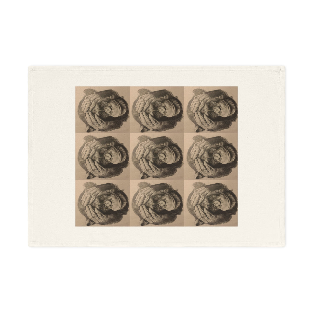 An Original JC-Portraits Drawing — Tea Towel — The Chimp
