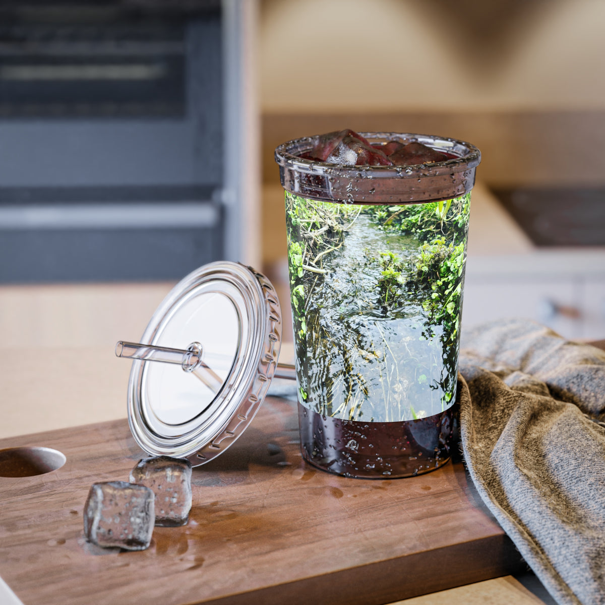 Acrylic Cup - River Reflection Nature GMLC Photography