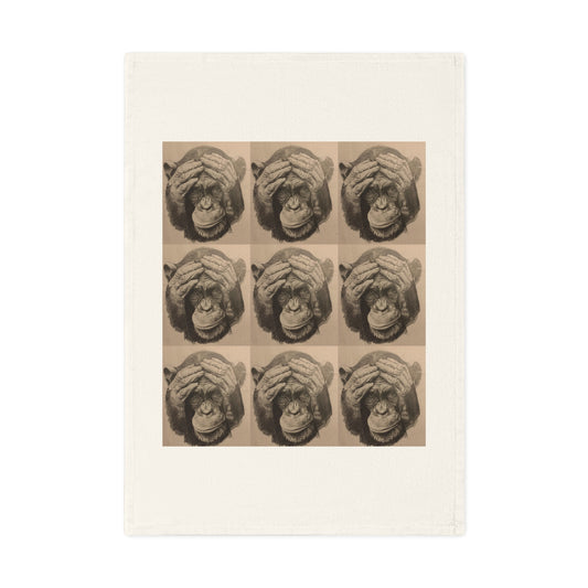 An Original JC-Portraits Drawing — Tea Towel — The Chimp