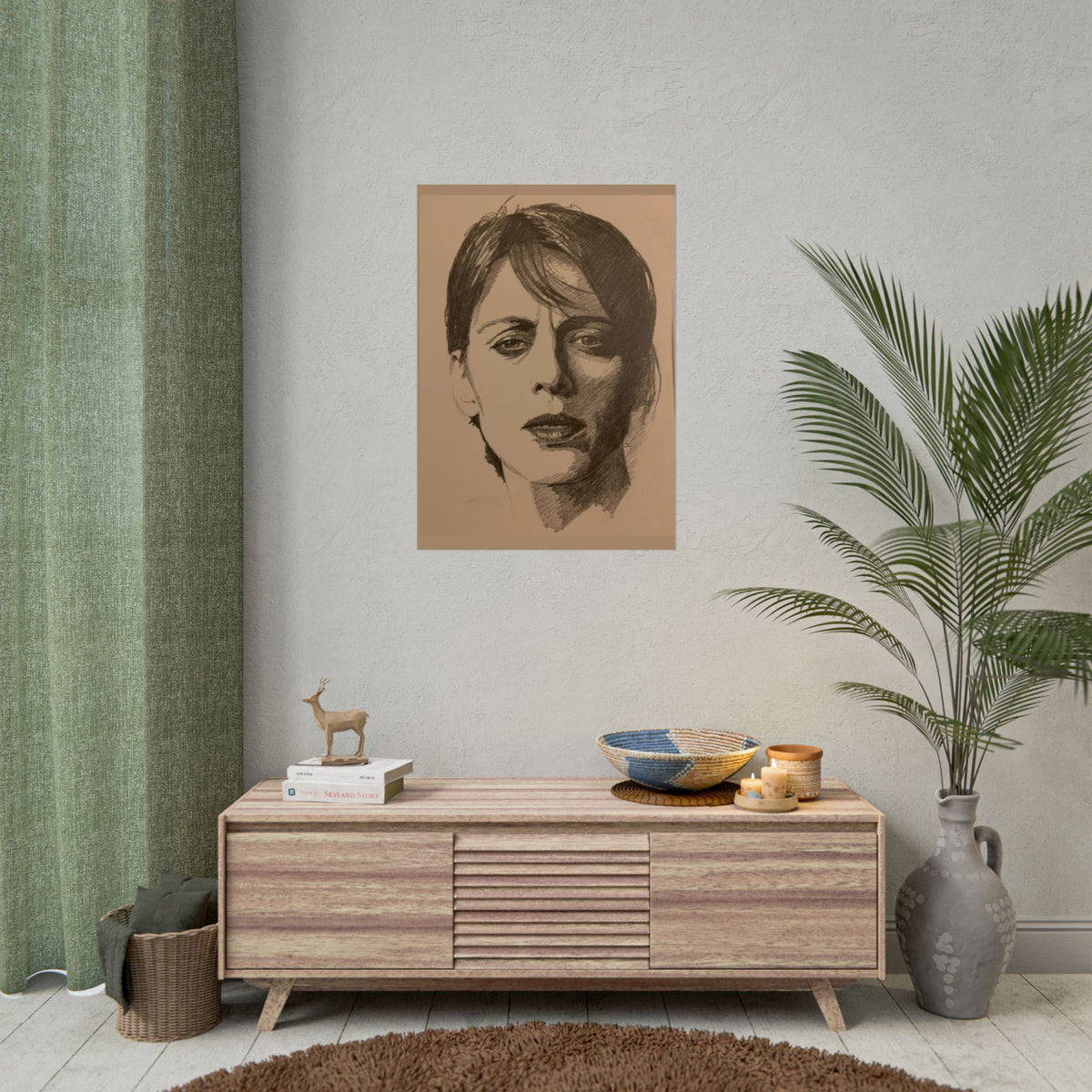 Deep Thought -  Portrait Print — Rolled Art Poster