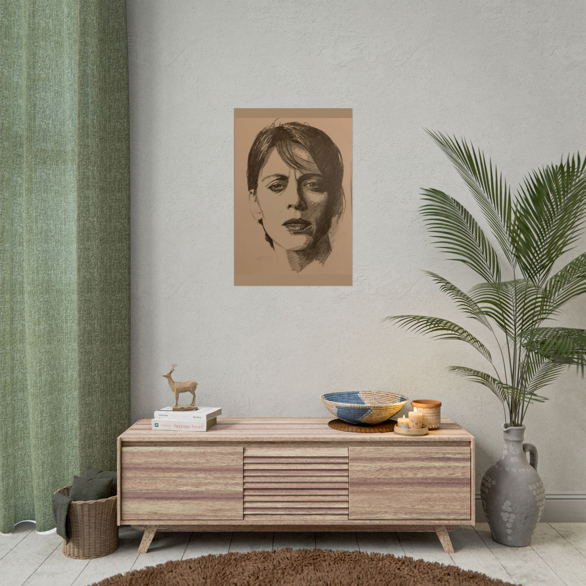 Deep Thought -  Portrait Print — Rolled Art Poster