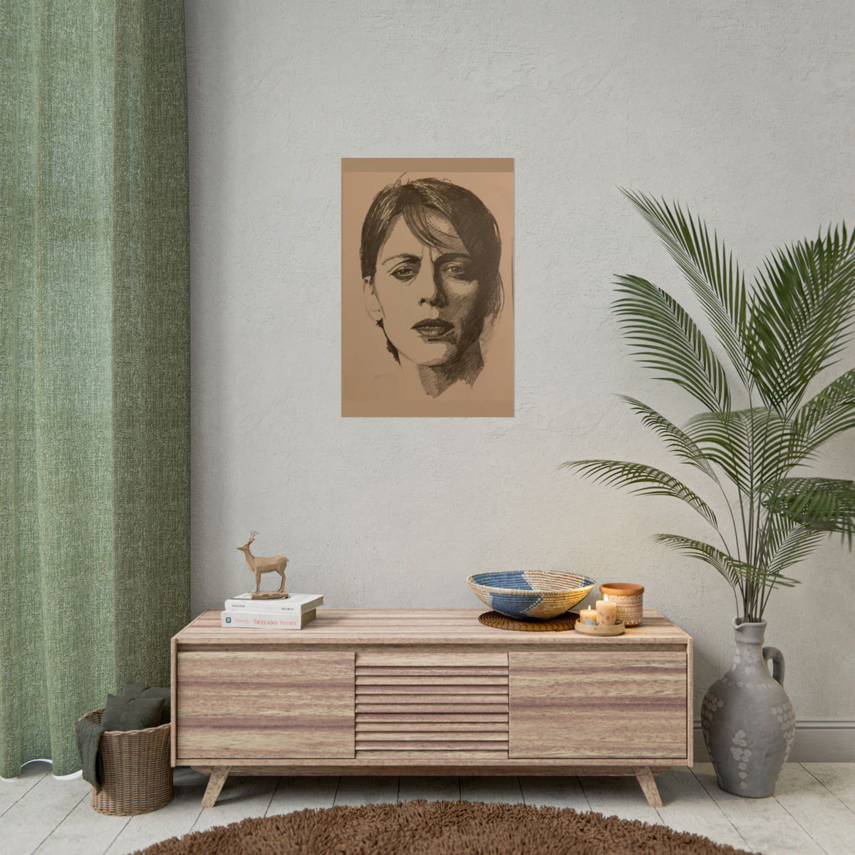 Deep Thought -  Portrait Print — Rolled Art Poster