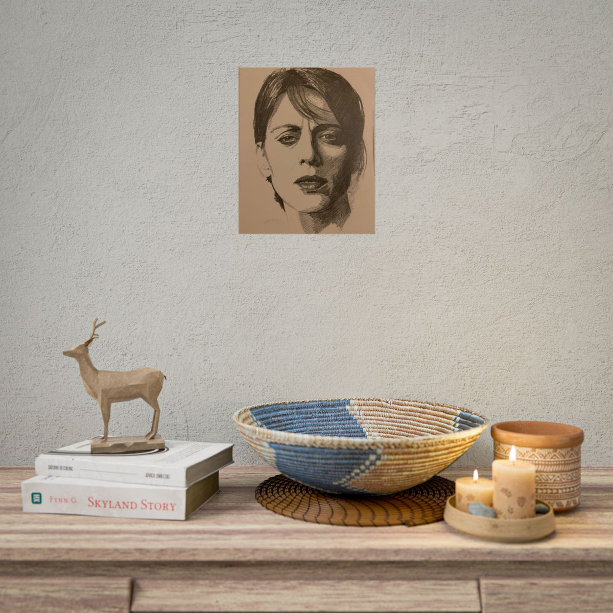 Deep Thought -  Portrait Print — Rolled Art Poster