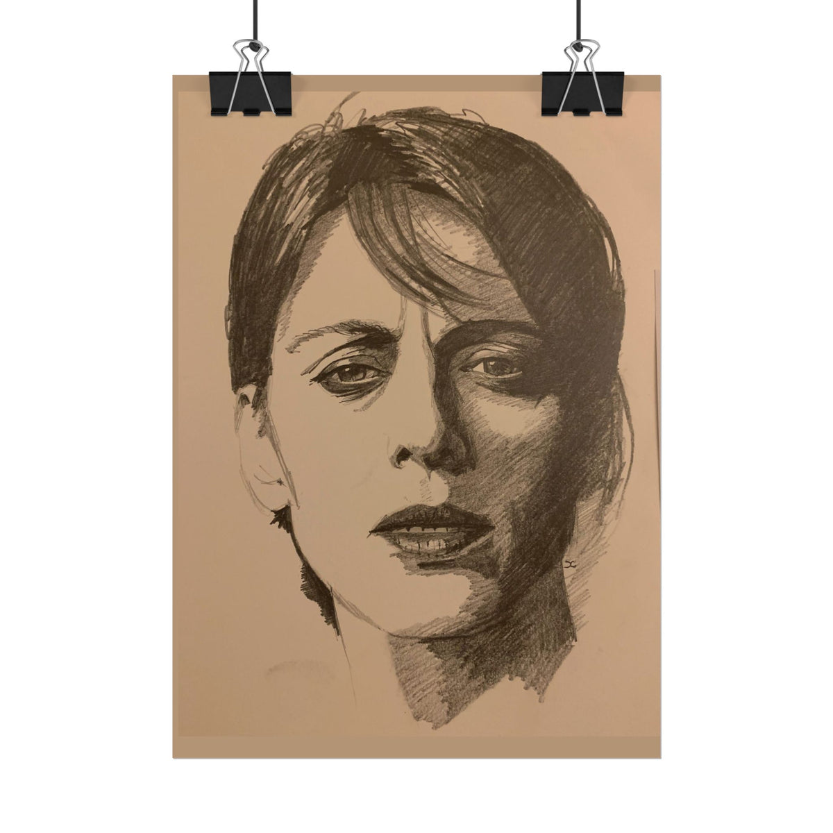 Deep Thought -  Portrait Print — Rolled Art Poster