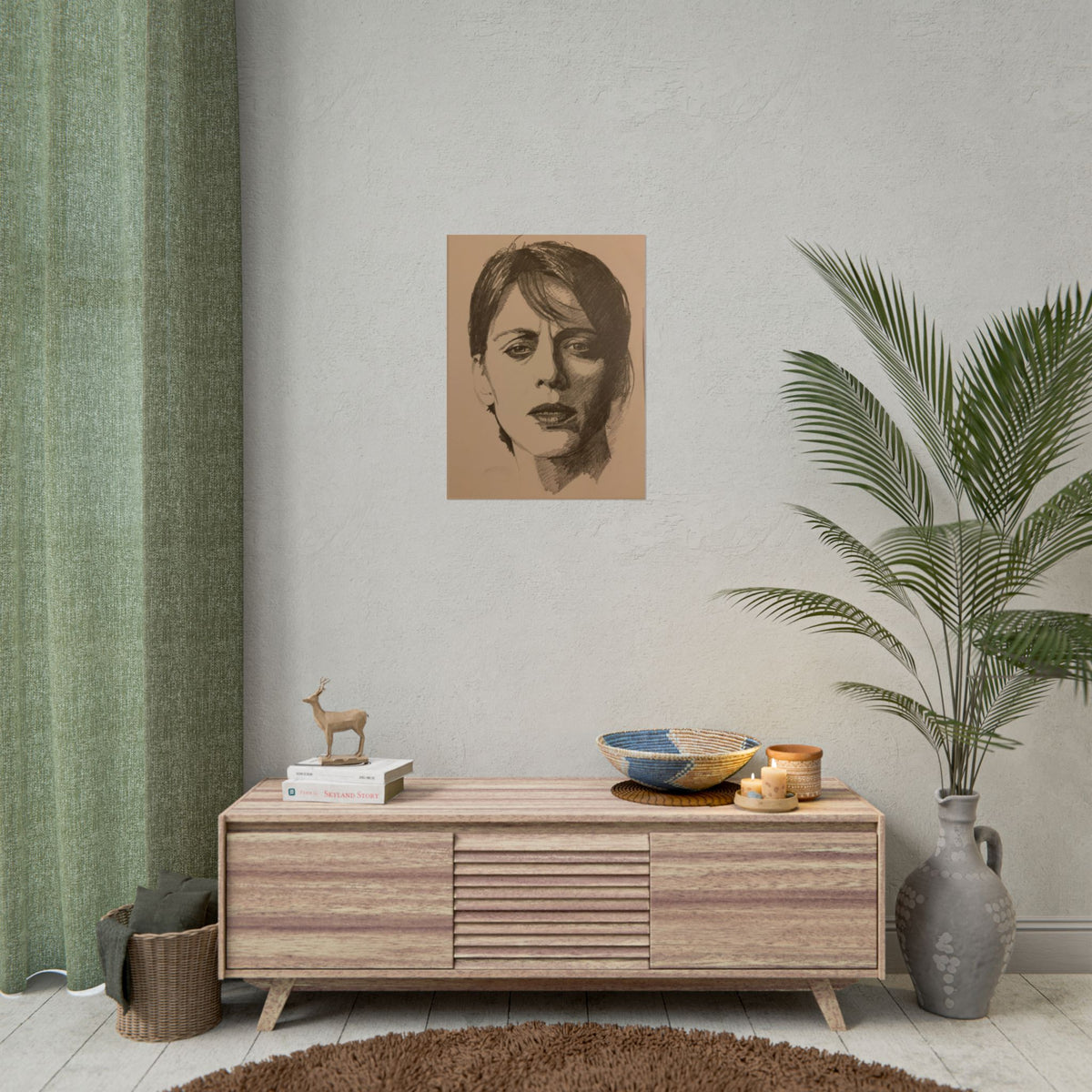 Deep Thought -  Portrait Print — Rolled Art Poster