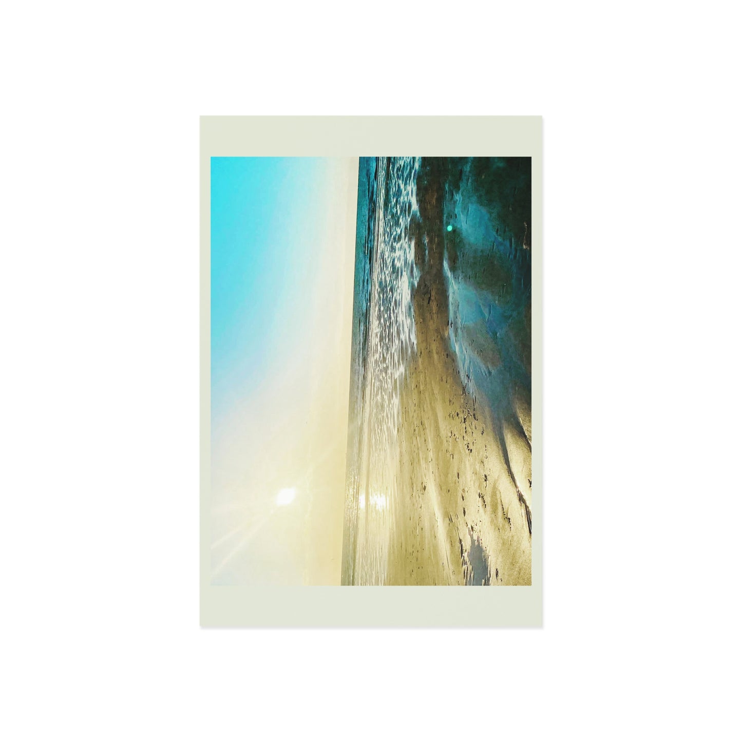 Beach Sunset Fine Art Postcards — Serene Coastal Photo Greeting Cards (Set)