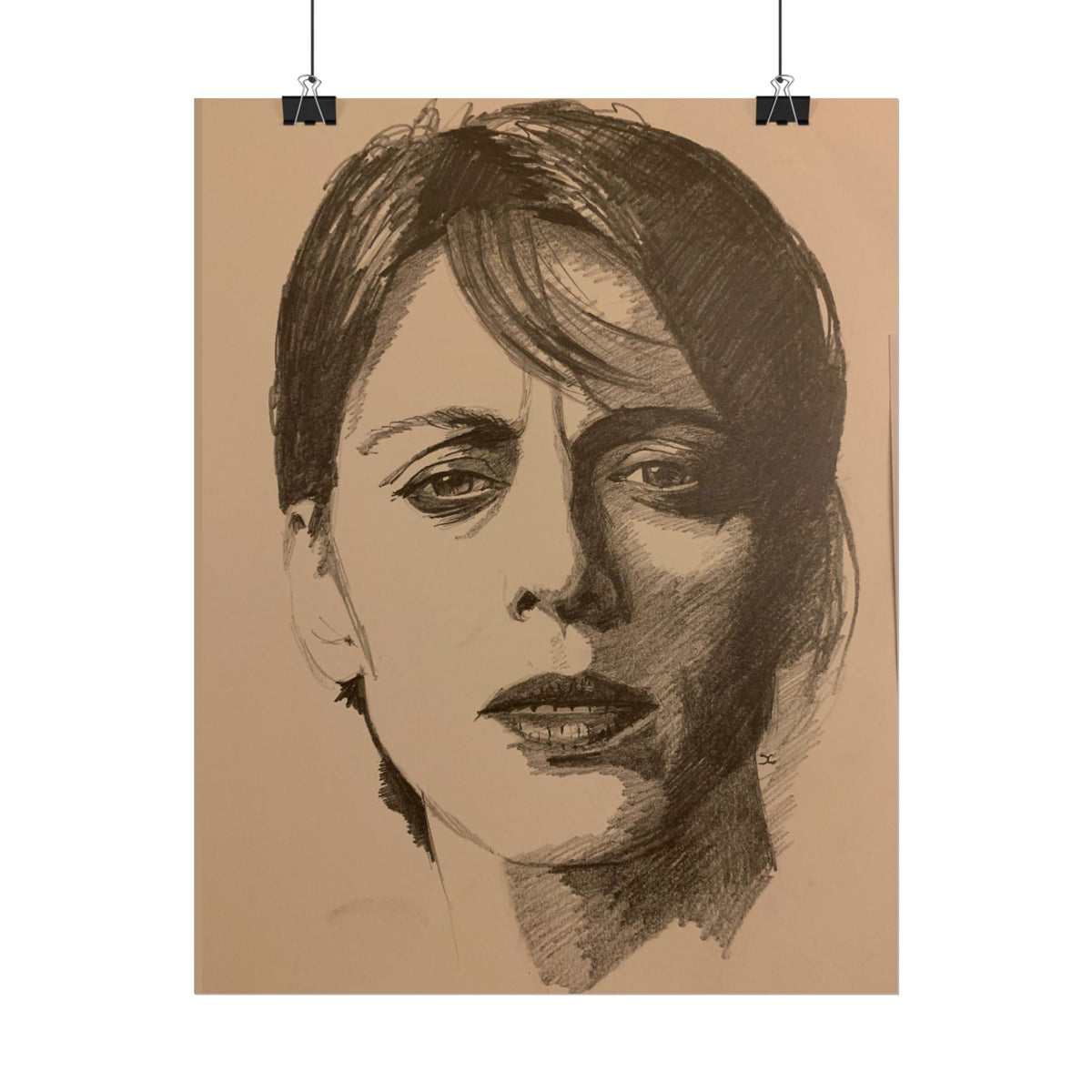 Deep Thought -  Portrait Print — Rolled Art Poster