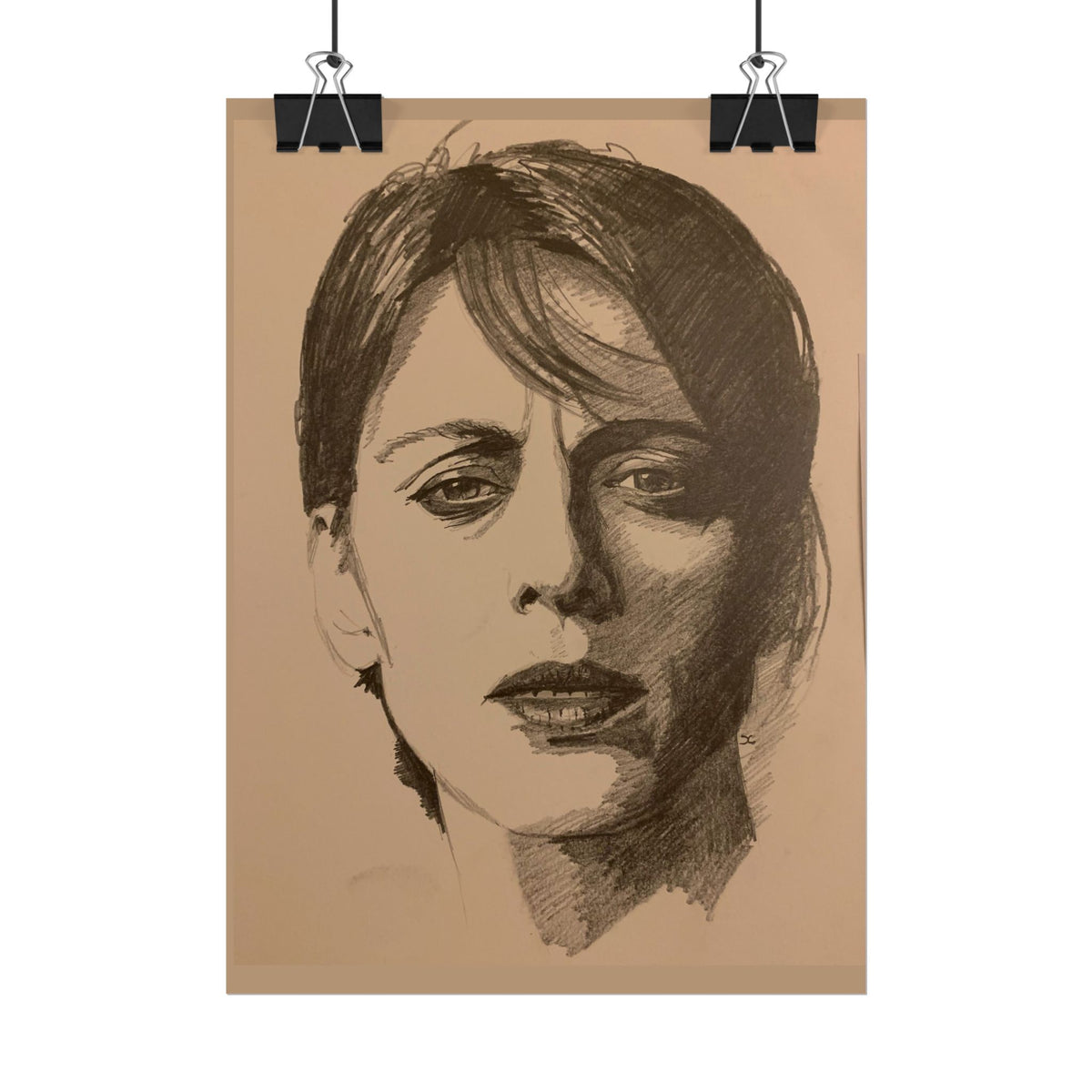 Deep Thought -  Portrait Print — Rolled Art Poster