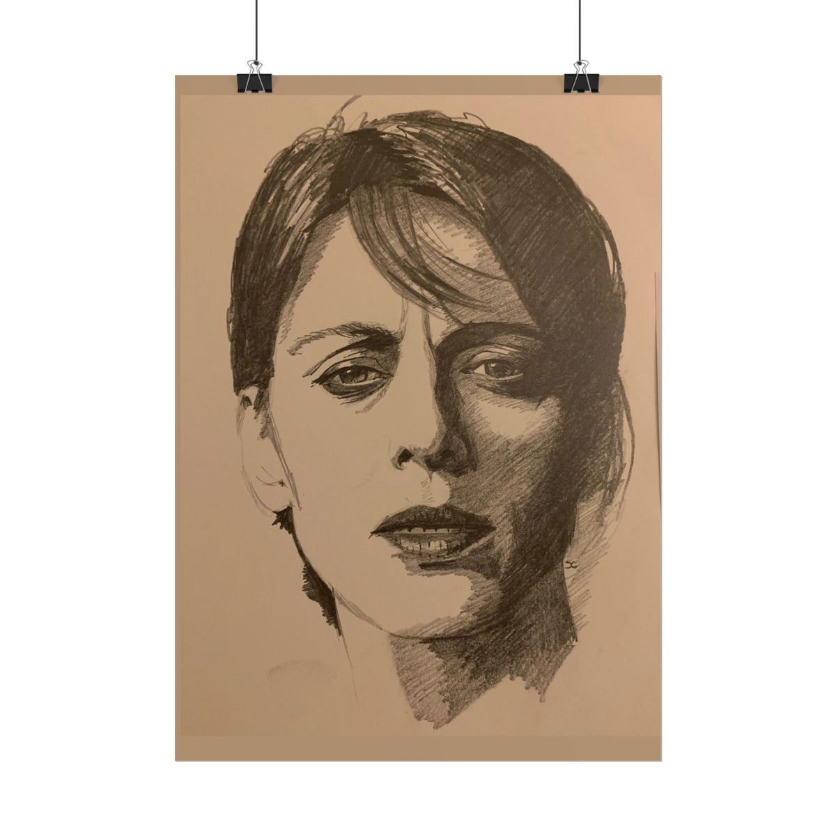Deep Thought -  Portrait Print — Rolled Art Poster