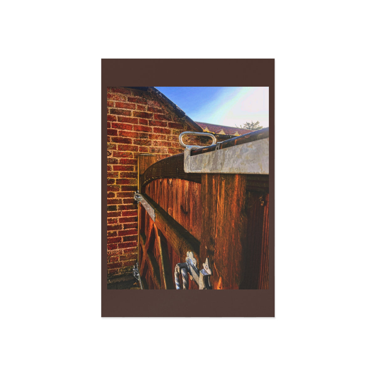 Fine Art Postcards - Rustic Brick & Weathered Gate Photography Set GMLC Photography