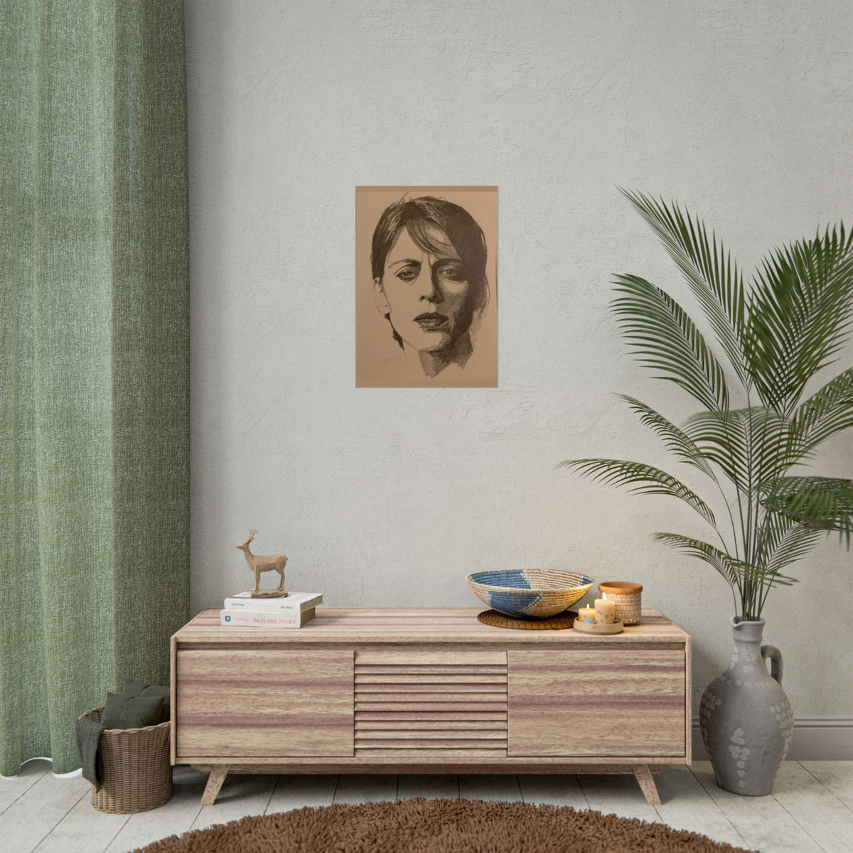 Deep Thought -  Portrait Print — Rolled Art Poster