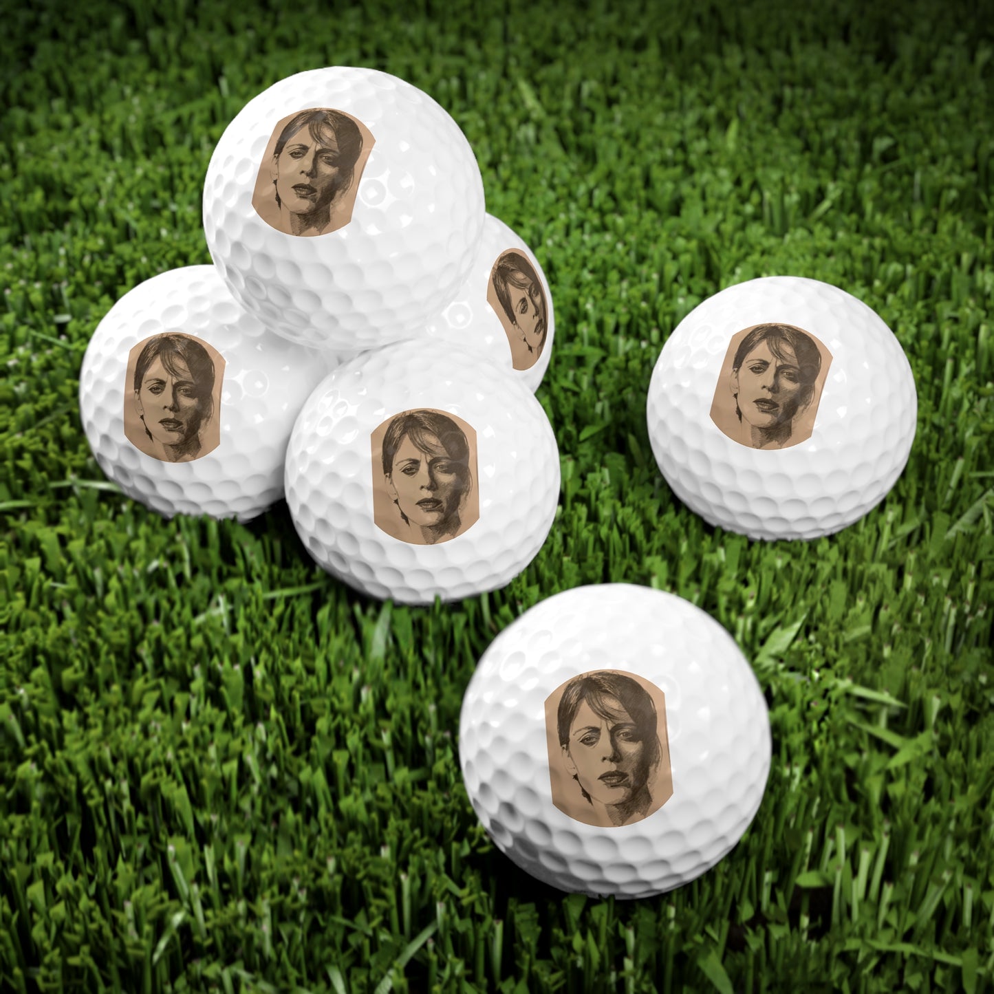 Golf Balls, Deep Thought, 6pcs