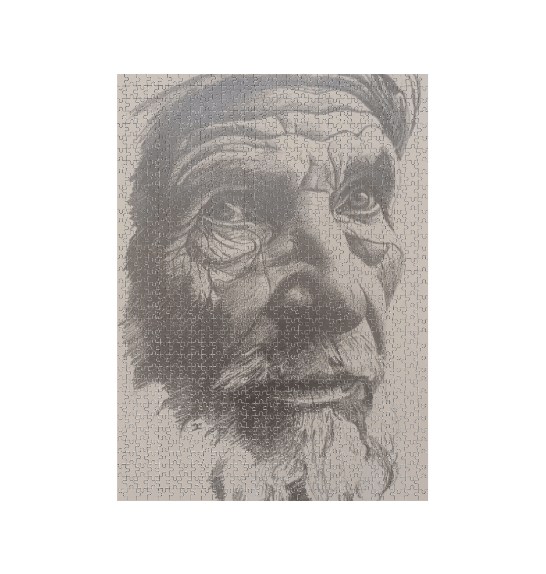 White 1000 Piece Jigsaw Puzzle